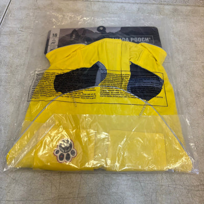 Canada Pooch Torrential Tracker Dog Rain Jacket 18" Back w Pockets, Reflective