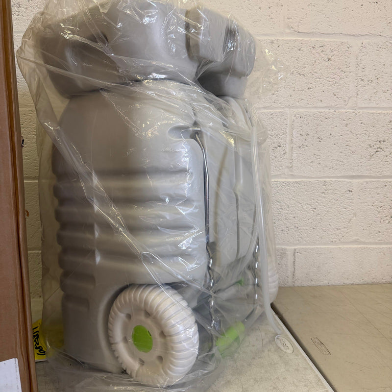 VINGLI 45L Portable Sink: Rolling Hand Wash Stand, Towel Holder & Soap Dispenser