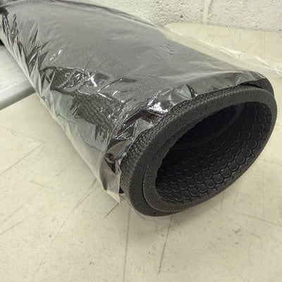 Exercise & Fitness Mat 54" x 36" w/ Carrying Bag Non-Slip, Indoor/Outdoor Black