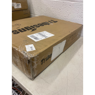 Tribesigns Square End Table 2-Tier Side Table White / Gold,, Missing Screws