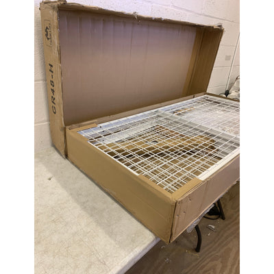 Fleximounts 4ftx8ft Height Adjustable Celling Storage Rack for Large Items& Bins