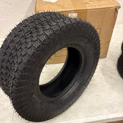 2-PACK Million Parts 16x6.50-8 Turf Tires 4 Ply for Garden Tractor Lawn Mower