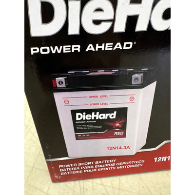 DieHard Powersports Power Sport Battery 12V Battery 125 CCA, 149 CA - 12N14-3A