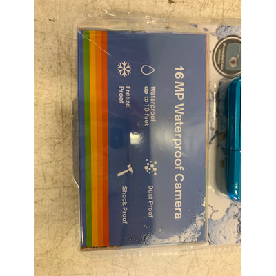 Polaroid 16MP Waterproof Camera 2.4 Inch Screen, 4x Zoom, Shock Proof Blue