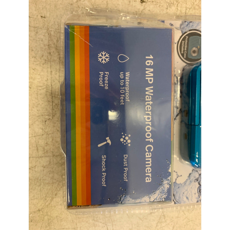 Polaroid 16MP Waterproof Camera 2.4 Inch Screen, 4x Zoom, Shock Proof Blue