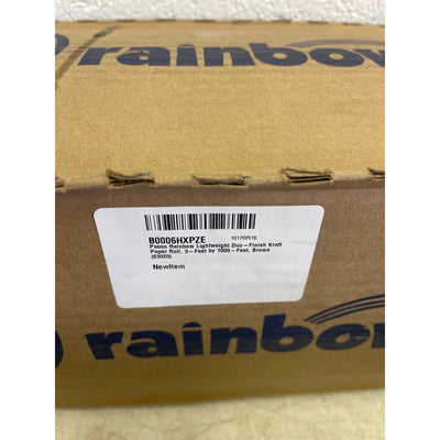 Pacon 63020 Rainbow Duo-Finish Colored Kraft Paper 36-Inch x 1000 ft, Brown