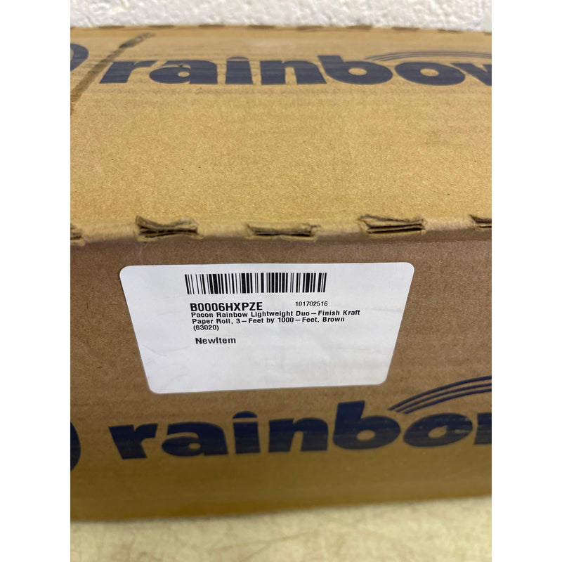 Pacon 63020 Rainbow Duo-Finish Colored Kraft Paper 36-Inch x 1000 ft, Brown