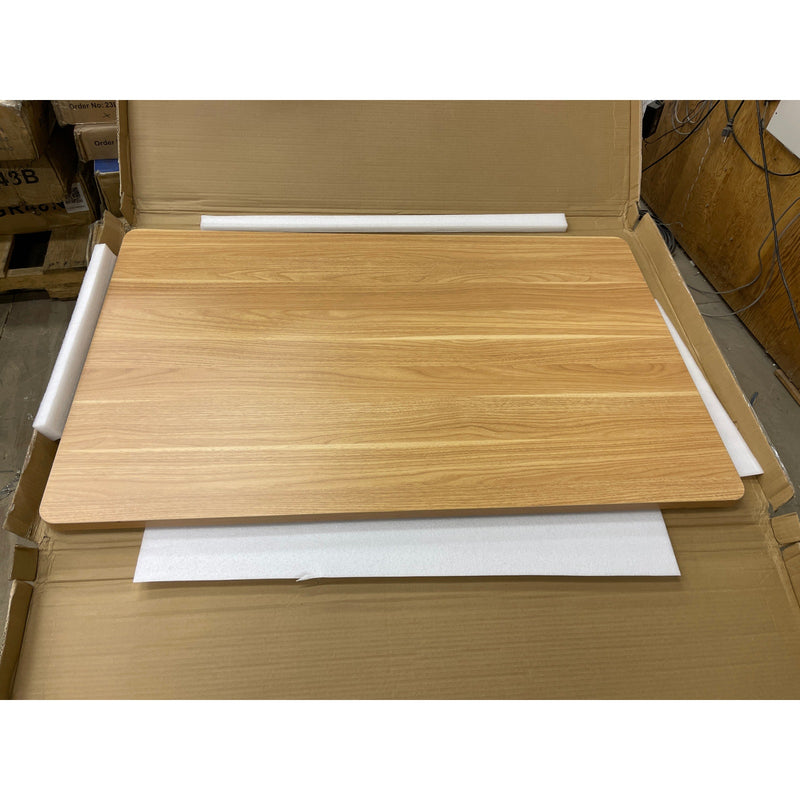FLEXISPOT Desk Top ONLY No Frame 48" x 30" x 1" LIGHT BROWN WOOD SEE DETAILS