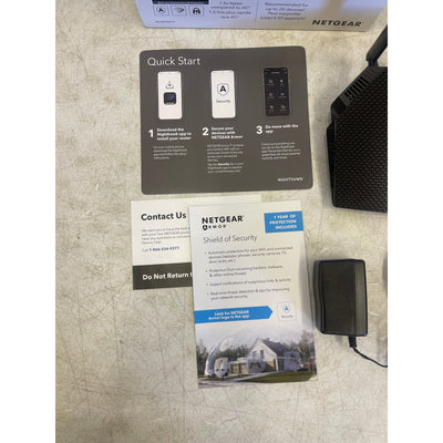 NETGEAR - AX1800 Wi-Fi 6 Router with Ethernet cable, Power adapter - Black