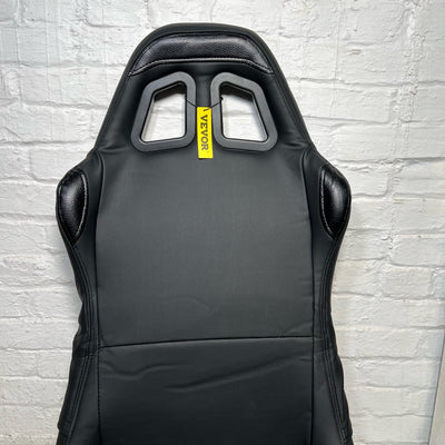 NEW VEVOR Simulator Racing Seat Black Leather Adjustable Folding, MANY AVAILABLE