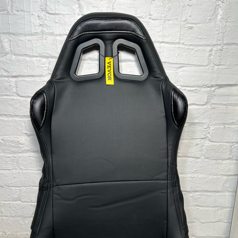 NEW VEVOR Simulator Racing Seat Black Leather Adjustable Folding, MANY AVAILABLE