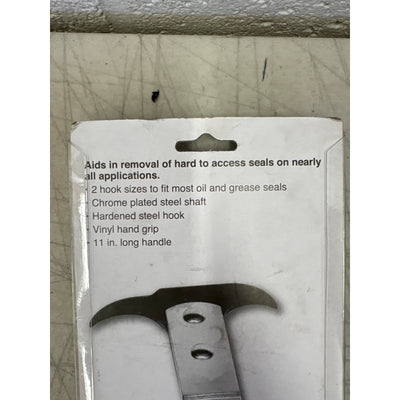 Performance Tool Professional Seal Puller 2 Tip Sizes Removal of Grease/Oil Seal