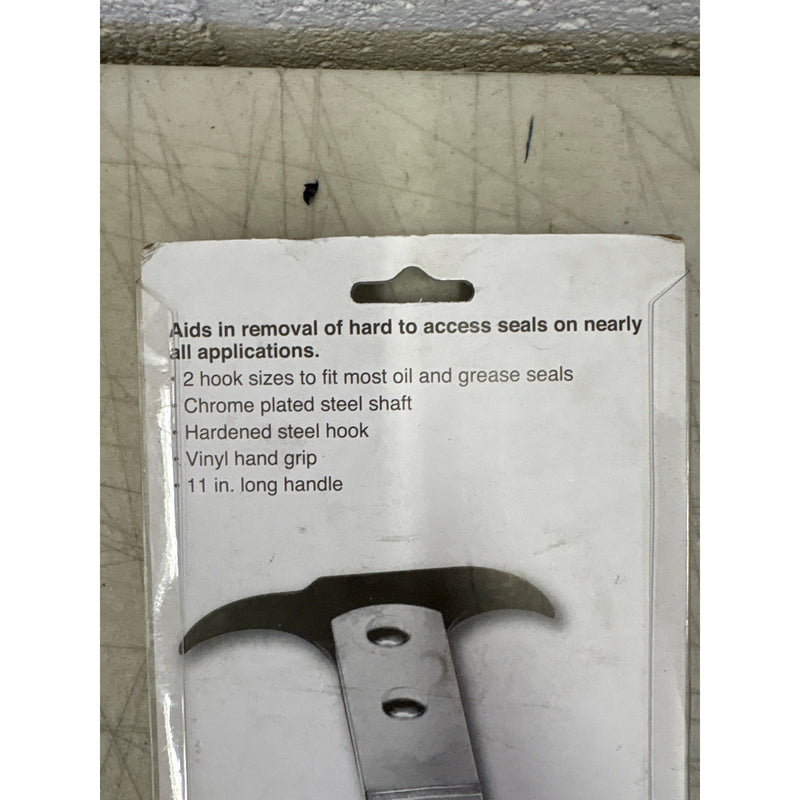 Performance Tool Professional Seal Puller 2 Tip Sizes Removal of Grease/Oil Seal