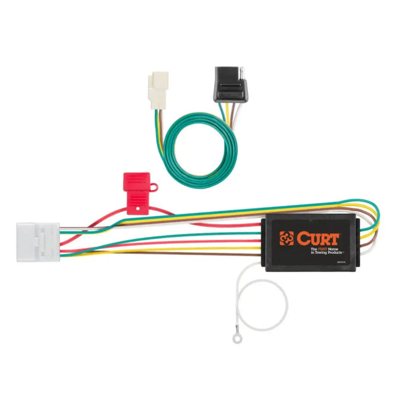 CURT Wiring Harness, 4-Way Flat, 08-19 Toyota Highlander, 20-21 Lexus RX350