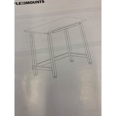 FLEXIMOUNTS Work Bench w/Drawer, 3000-lb Capacity，48“x 24“  WB201 DENTED