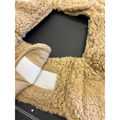 UGG Classic Sherpa Pet PJ's, Hook & Loop Straps, Soft & Cozy, Tan -Xtra Large