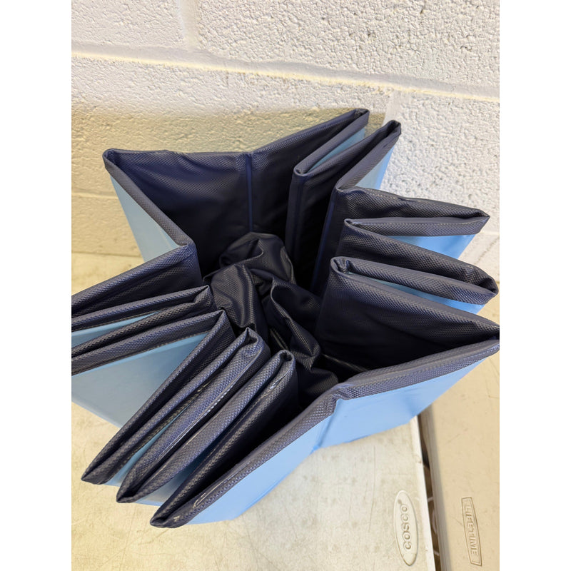 Jasonwell Foldable Dog & Pet Bath / Pool, 39.5", Blue, PVC material, Easy Drain