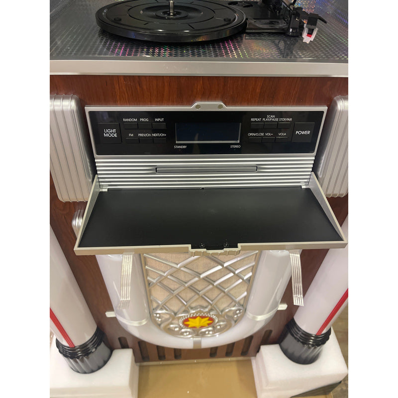 Crosley Full Size Bluetooth Jukebox with Vinyl Record and CD Player, SEE DETAILS