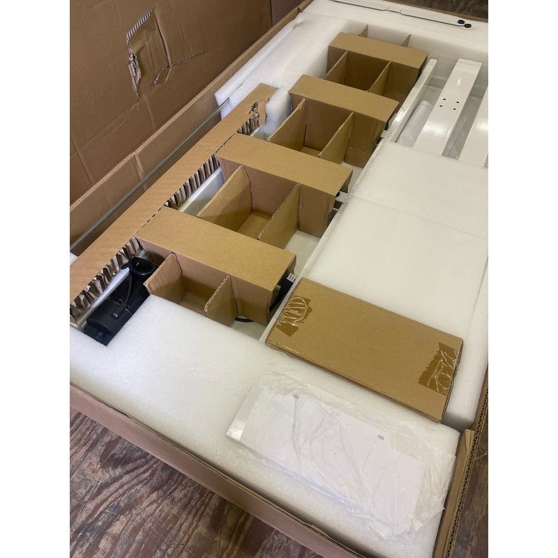 FLEXISPOT Standing Desk Electric Stand Up Desk White 24"D x 48"W x 28"H EP1EW