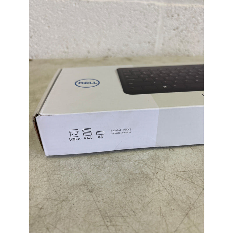 Dell Keyboard & Mouse, Wireless, Adjustable Tilt, Numeric Keypad - Black KM3322W