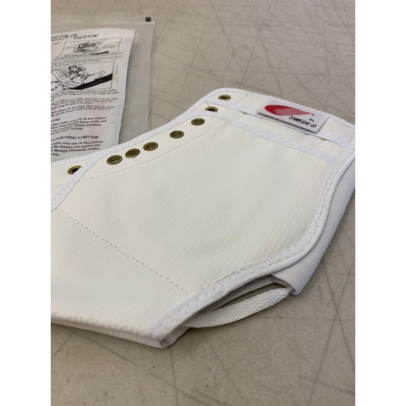 Swede-O Ankle Lok Support with Knit Tongue, Extra Large Ankle Brace White