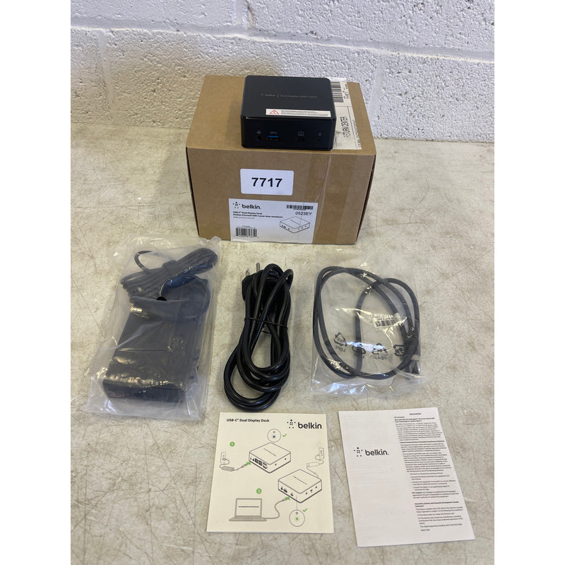 Belkin USB C Docking Station USB Hub Dual 4k Computer Monitor Display Dual HDMI