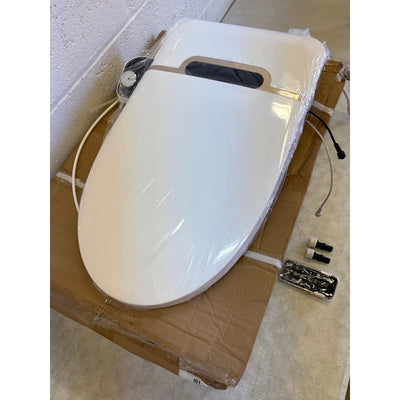 Bidet Toilet Seat, Elongated, Smart Toilet, Seat Warmer, LED Display - White