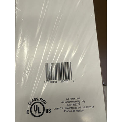 Lennox 20x25x5 MERV 11 Media Filter Double-Wall Beverage Board Frame X6673