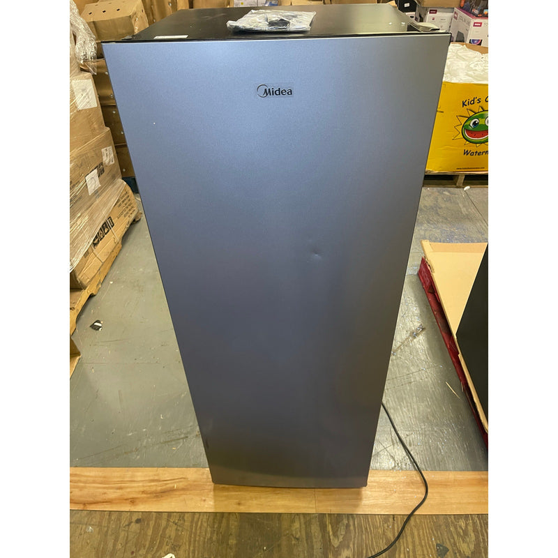 Midea Convertible Upright Freezer/Fridge Single Door Stainless Steel, 6.9 cu. ft