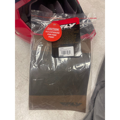 Fly Racing LARGE Formula CP Matte Black Helmet, Lightweight, Vents, RED/BLACK