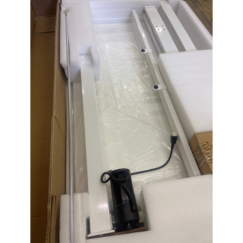 FLEXISPOT Standing Desk Electric Stand Up Desk White 24"D x 48"W x 28"H EP1EW