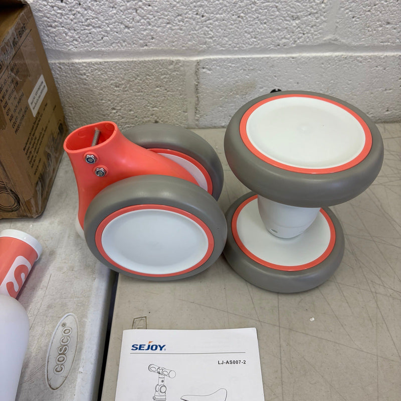 SEJOY Baby Walker Balance Bike 4-Wheels for 12-24 Months Toddler Bicycle Toys