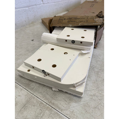 Bixiaomei Wall Mounted Floating TV Unit with Shelves & Door (55") - White