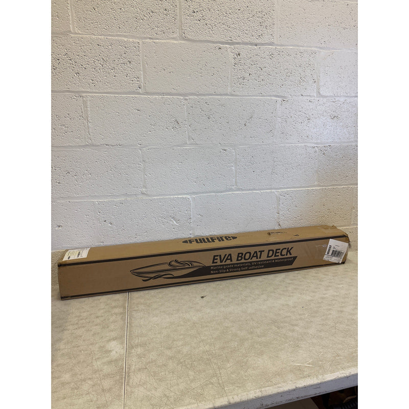 Fullfire EVA Foam Boat Flooring Faux Teak Boat Decking Self-Adhesive 94x47"