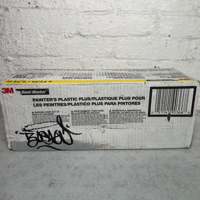 3m Mfb-9 9' X 400' Hand-Masker Painters Plastic Plus, Protective Plastic .31 MIL