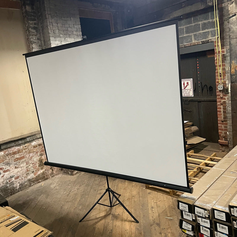 Taotronics 120” 4:3 Projector Screen, Adjustable Height w Metal Tripod Base