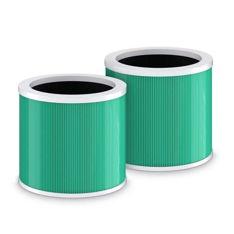 2-pack 3-in-1 Filtration, True HEPA Efficiency Carbon Filter, C600 Replacement