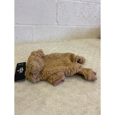 UGG Classic Sherpa Pet PJ's, Hook & Loop Straps, Soft & Cozy, Tan - Small