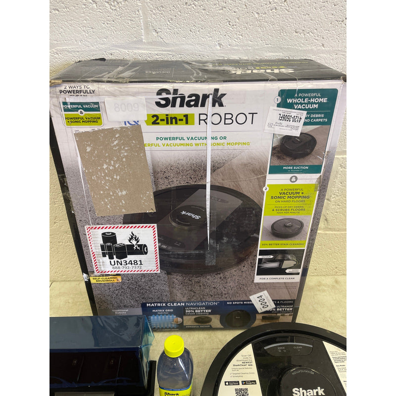 Shark IQ 2in1 Robot Vacuum & Mop with Home Mapping Dual Edge Side Brush - Black