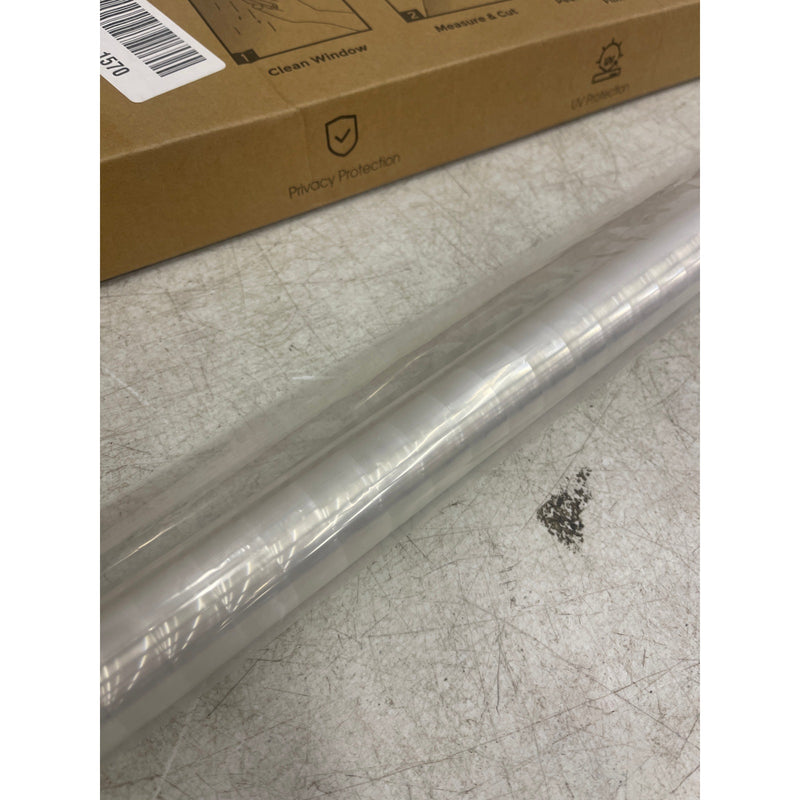 Window Privacy Film Frosted Glass Static Clings, 35.4 x 78.7 Inch Pure