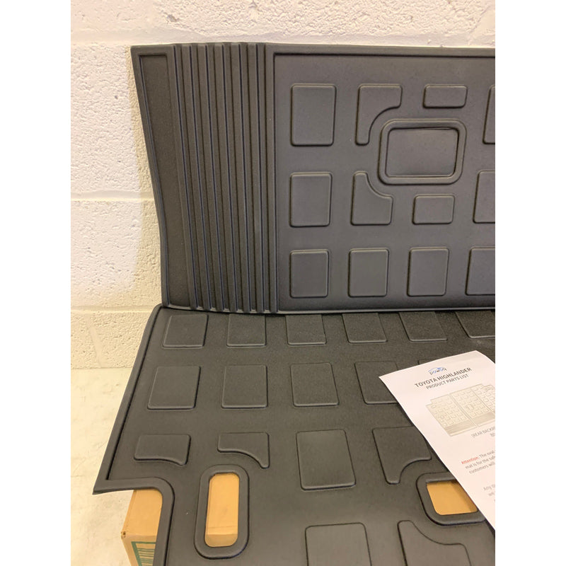 Powoq Backrest Mats Compatible With 2020-2023 Toyota Highlander Rear Back Seat