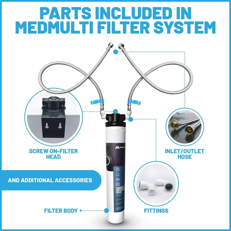 Medschenker MMS-20-C MedMulti System Undersink Water Filtration System