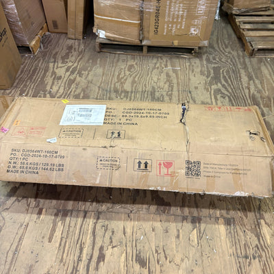 ChVans White Dresser w LED Light & Charging Station, Modern Wood Dresser, READ