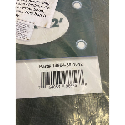 Mutual Industries Heavy Duty Tarp 10'x12' 8 mil UV Resistant Mildew Resistant
