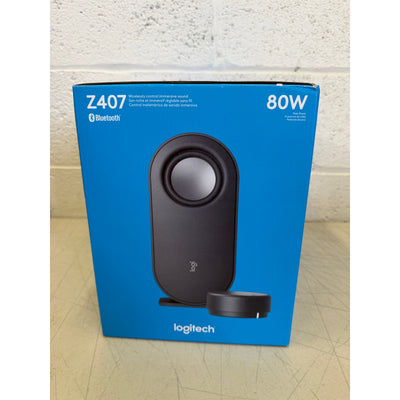 Logitech Bluetooth Computer Speakers with Subwoofer & Wireless Control - Black