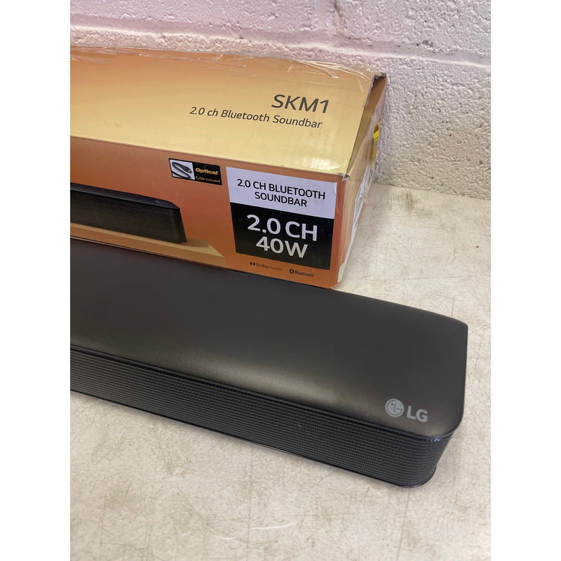 LG 2.0 ch. Soundbar with Bluetooth Streaming, Dolby Audio 40W - SKM1 Black
