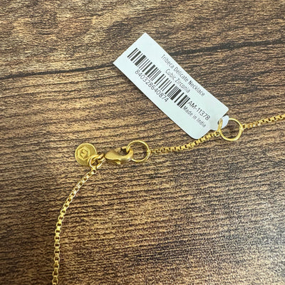 Julie Vos Tribeca Delicate Necklace, 24K Gold Plated, Adjustable Cubic Zirconia
