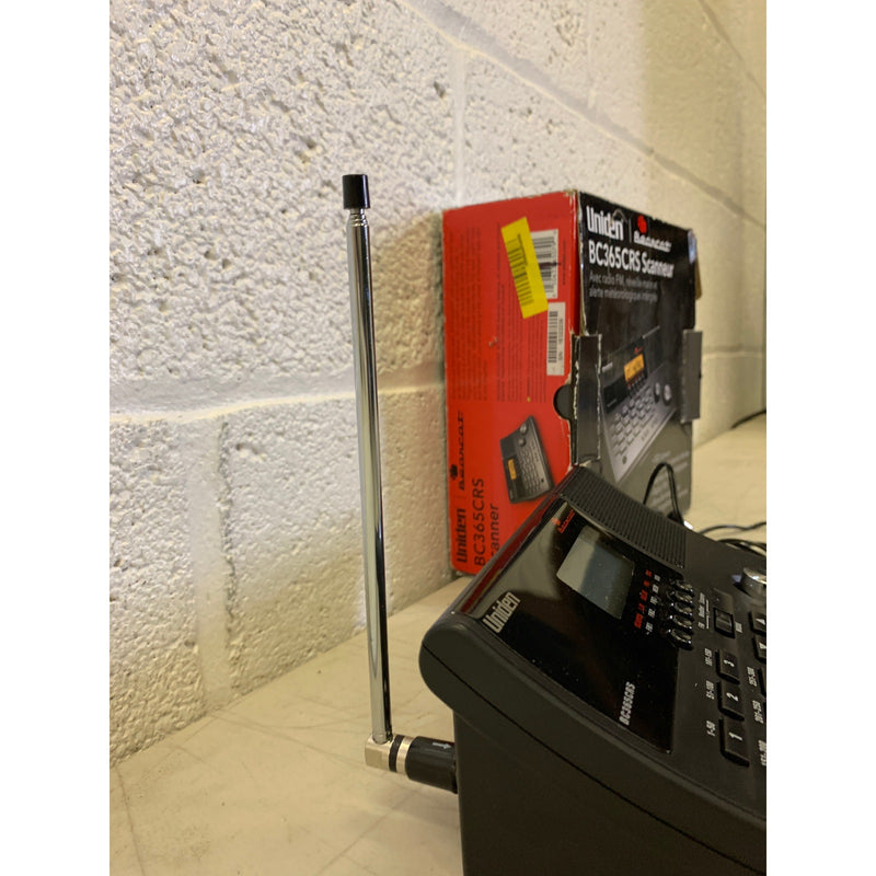 Uniden Bearcat Radio Scanners Black BC365CRS Avec Radio FM , Alarm Weather Alert