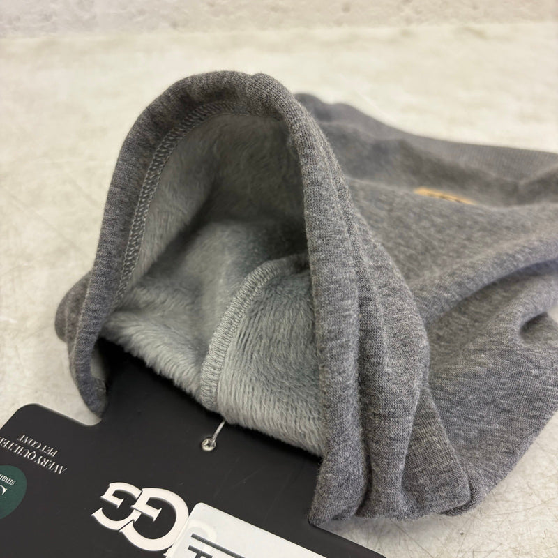UGG Cody Small Soft Pet Hoodie, Dog Clothes - 9-11" Collar - Gray