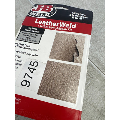 JB Weld Professional Vinyl/Leather Repair Kit Heat Iron Repair Rips Cracks Holes